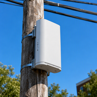 Routeur WiFi 5G extérieur avec emplacement pour carte SIM débloqué, routeur CPE 5G étanche longue portée, double mode 5G NR+4G LTE pour zones rurales et fermes