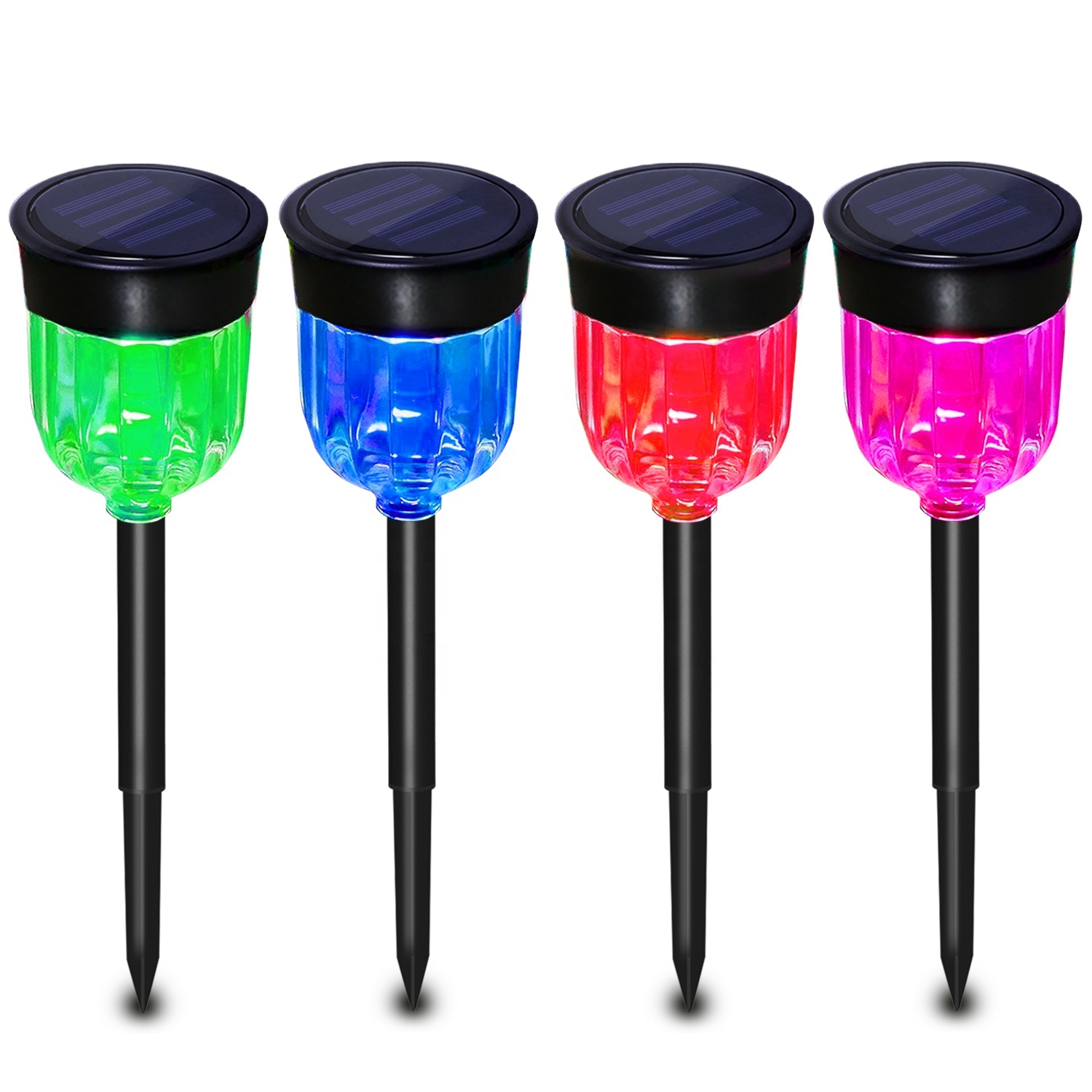 outdoor energy saving motion waterproof landscape outdoor light garden led deck garden buried underground  solar garden light