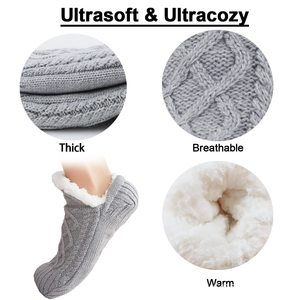 Wholesale Thickened Thermal <b>Women</b> Mens Slipper <b>Socks</b> New Winter <b>Warm</b> Short Home Sleeping Soft Non Grip Fuzzy Floor <b>Sock</b> Fluffy - Product Image 2