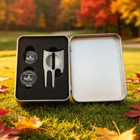 Fabrication personnalisée classique entièrement métallique, fournisseurs chinois de divots de golf et de pinces à chapeau