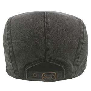 Nouvel Arrivage – Béret en Toile de Coton Délavé Style Ivy pour Homme, Idéal pour la Protection Solaire en Extérieur - Product Image 3