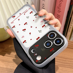 Funda Protectora para iPhone 17 Pro Max, Diseño de Cereza, Dos en Uno, Suave, Protección Completa Anticaídas - Product Image 4