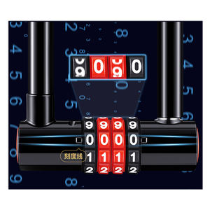 Combinaison antivol en forme de U durable et étanche et serrure de déverrouillage par mot de passe pour <span class=keywords><strong>porte</strong></span> de magasin et <span class=keywords><strong>cadenas</strong></span> de vélo - Product Image 5