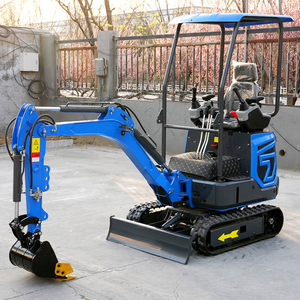 Miễn phí vận chuyển đa chức năng 1.2 tấn Mini Máy xúc vườn Crawler loại micro máy xúc tất cả các địa hình trang trại Crawler Mini Bagger - Product Image 2