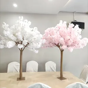 Árbol <span class=keywords><strong>de</strong></span> Flores <span class=keywords><strong>de</strong></span> Cerezo Artificial Naranja Único y Popular, Centro <span class=keywords><strong>de</strong></span> Mesa Floral Decorativo, Árbol <span class=keywords><strong>de</strong></span> Flores <span class=keywords><strong>de</strong></span> Sakura <span class=keywords><strong>de</strong></span> Seda Sintética - Product Image 6