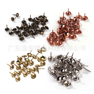 Vintage Sofa Tacks 11mm Diameter Bronze Colored Decorative Furniture Accessories Push Pins <b>Brass</b> Material Durable - Product Image 5