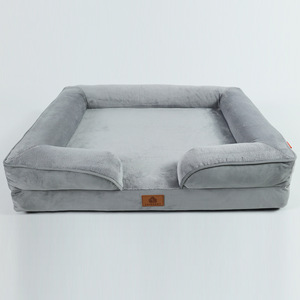 Designer Luxury Small <b>Dog</b> <b>Bed</b> Breathable Flannel Foam Cooling Support Cute Style Solid Pattern Box Packing Included - Product Image 2