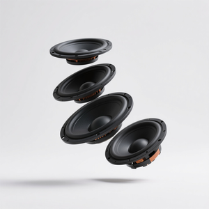 Speaker Super Loud 500W Berkualitas Tinggi 6.5/8 Inch Midrange untuk Pintu Mobil atau Truk dengan Neodymium untuk <span class=keywords><strong>Audio</strong></span> Mobil - Product Image 3