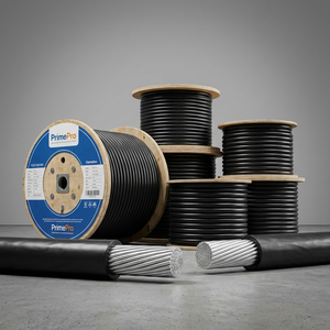 Câble basse tension PrimePro YJLV à âme en aluminium, isolation XLPE à faible émission de fumée, 1 300-630 CE pour utilisation souterraine extérieure 0,6/1 kV - Product Image 1