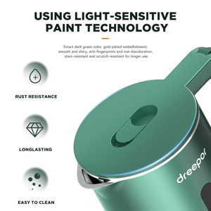 Dreepor 2L <strong>Electric</strong> Water Kettles Customized Color Kitchen Appliance Fast Heating Stainless Steel <strong>Electric</strong> Kettle <strong>Tea</strong> <strong>Pots</strong> - Product Image 3