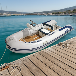 Bote inflable de goma de aluminio de alta velocidad, bote de hipalon/PVC, 11 pies, Rib330 - Product Image 3