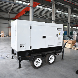 Nhà Máy Giá 10KVA 20kva 25kva 50kva 60kva 75kva 100kva 125kva 150kva 200kva 250kva kW Máy phát điện diesel di động Trailer loại - Product Image 2