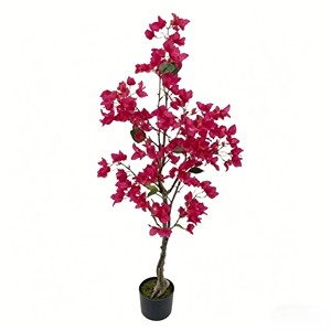 High Quality Real Touch <b>Artificial</b> Silk Bougainvillea <b>Trees</b> Durable <b>Indoor</b> Desktop Plants - Product Image 1