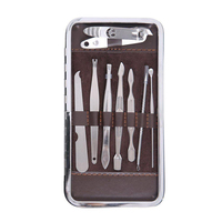 Kit de manucure professionnel sur mesure Morje Surgical OEM, 12 pièces, outils en acier inoxydable, haute qualité, portable, durable, pédicure