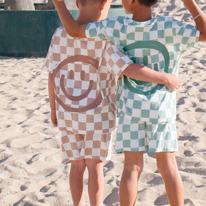 Conjunto de Shorts de Algodão Orgânico para Crianças, Roupas Personalizadas para Meninos, Camisas e Shorts Personalizados para Crianças - Product Image 5