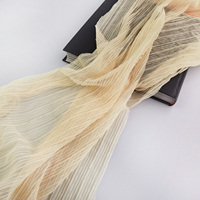 Vente en gros, polyester de haute qualité, multicolore en option, tulle, tissu en maille plissée