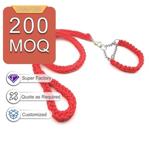 Diseñador de lujo personalizado paso en seguridad táctica suave sin tirar <span class=keywords><strong>Nylon</strong></span> plomo mascota perro <span class=keywords><strong>Collar</strong></span> Correa conjunto - Product Image 1