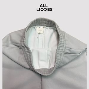 กางเกงขาสั้นผ้าแคนวาส All Lies สำหรับทุกเพศ ผ้าฝ้ายผสมไมโครอีลาสติก ระบายอากาศได้ดี เอวกลาง มีเชือกผูก ใส่สบาย เหมาะสำหรับทำงาน ฤดูใบไม้ผลิ 2026 - Product Image 4