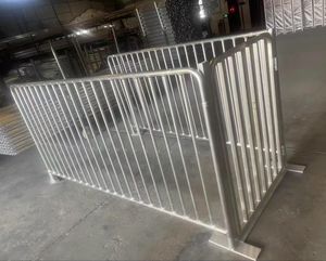 Barriera di controllo della folla per display a traliccio portatile con recinzione temporanea in lega di alluminio - Product Image 3