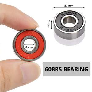 Rodamiento de Bolas de Ranura Profunda de Alta Precisión, Silencioso y Suave, Mini Rodamiento 8*22*7mm 608 2RS para Patineta con Bajo Nivel de Ruido - Product Image 3