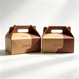 Caja de Papel Personalizada para Alimentos Infantiles, Caja Plegable para Papas Fritas, Caja para Hamburguesas de Pollo para Llevar con Logotipo Impreso - Product Image 3