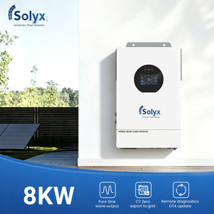 อินเวอร์เตอร์พลังงานแสงอาทิตย์แบบแยกเฟส Solyx US Standard 8kW 120/240V คลื่นไซน์บริสุทธิ์ สำหรับเชื่อมต่อกับระบบไฟฟ้า - Product Image 2