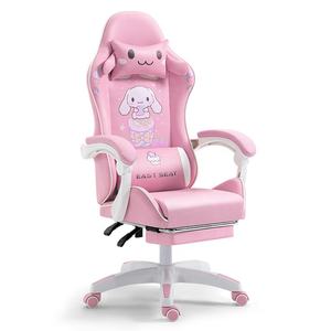 ราคาโรงงานสีเหลืองสำนักงานเก้าอี้เกมที่มีรูปแบบสุนัขการ์ตูนน่ารัก - Product Image 5