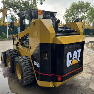 Mesin Konstruksi Bekas Asli CAT 246D Merek Amerika Tahun 2023 Skip Steer Loader 90% Baru dengan Harga Rendah dan Jam Kerja Rendah - Product Image 6