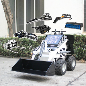 Cheapest EPA EURO5 <strong>Small</strong> Garden Mini <strong>Loader</strong> Stand on <strong>Wheel</strong>/Track Skid Steer <strong>Loader</strong> With Bucket - Product Image 3