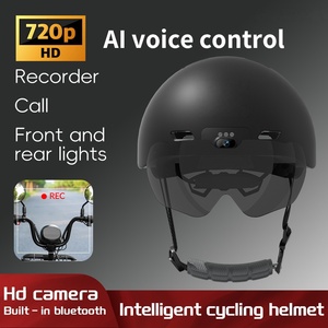 Bán Buôn Thông Minh Thành Phố Mũ Bảo Hiểm Ai Bằng Giọng Nói Mũ Bảo Hiểm Có Thể Sạc Lại <span class=keywords><strong>Bluetooth</strong></span> Mũ Bảo Hiểm Cho Xe Đạp - Product Image 2