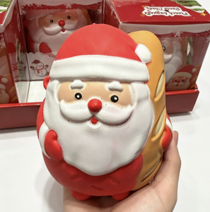 Figura de Papá Noel de Plástico Rojo y Blanco, Juguete Sensorial Decorativo para Niños de 2 a 4 Años - Product Image 3
