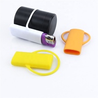 Étui allume-cigare créatif personnalisé étui de protection en silicone étanche pour briquet housse de briquet jetable pratique