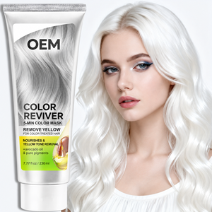 Maschera <span class=keywords><strong>per</strong></span> <span class=keywords><strong>Capelli</strong></span> OEM Private Label 5-Min Color Reviver 230ml Trattamento Depositante Colore Rosso Vibrante <span class=keywords><strong>per</strong></span> <span class=keywords><strong>Capelli</strong></span> Tinti - Product Image 2