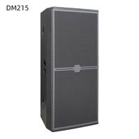 DM215 Altoparlante PA Passivo a 2 Vie con Doppio Woofer da 15 Pollici, 1000W Alta Potenza, Diffusore Professionale per Palco, DJ ed Eventi dal Vivo