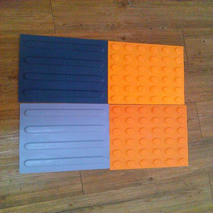 Tuile Tactile PVC Avertissement Antidérapant 300x300mm Carreaux de Pavage Pvc - Product Image 4