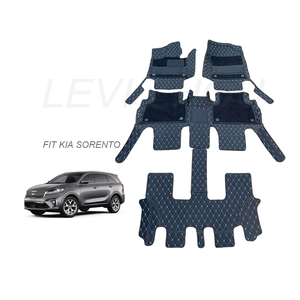 Alfombrillas de cuero de lujo para el suelo del coche, alfombrillas de amortiguación de sonido personalizadas XPE 7D, para <span class=keywords><strong>Kia</strong></span> Sorento 2016-2021 2022 <span class=keywords><strong>2023</strong></span> - Product Image 1