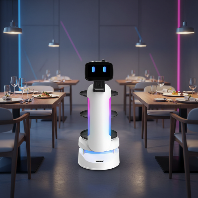 Commercial Service Robot 30kg Payload Auto Obstacle Avoidance Multi-Scene Greeting Cruise Delivery 4G/5G 12-24h Runtime
