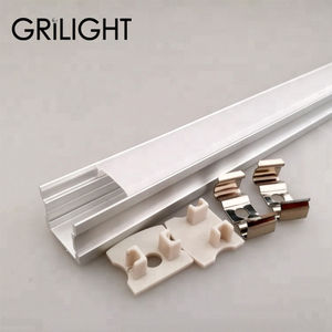 Profilé d'extrusion en aluminium en forme de U, éclairage LED, profilé en aluminium pour fenêtres et portes - Product Image 3