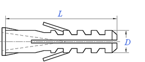 <span class=keywords><strong>Tube</strong></span> d'expansion en nylon en forme de requin avec boulons d'ancrage M5-M14 <span class=keywords><strong>Tube</strong></span> d'expansion en plastique pour une <span class=keywords><strong>fixation</strong></span> sûre - Product Image 2