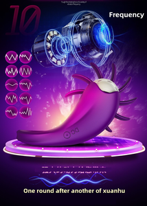 Anello Vibrante Magico Rotante a 10 Modalità, Uova Vibranti Universali per Donna, Vibratori Clitoridei e del Punto G, Anello per Pene per Coppie - Product Image 2