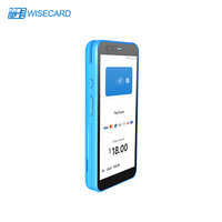 Perangkat Terminal POS Genggam Tanpa Kontak T80M yang Aman dengan Printer Struk, Pembaca NFC, Pemindai Barcode, Mesin Sistem POS
