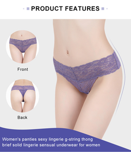 Mutandine di pizzo Sexy nero per le donne ragazze <span class=keywords><strong>giovani</strong></span> adolescenti <span class=keywords><strong>adulti</strong></span> - Product Image 4