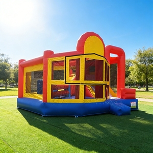 Château gonflable avec toboggan, château gonflable commercial de haute qualité en PVC, château gonflable pour enfants - Product Image 1