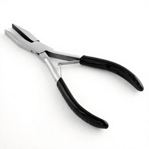 Customize Salon Hair Extension Tools Microbead <b>Crimping</b> Plier Beads Hair Extension pliers Tools lightweight stainless Steel - Product Image 1