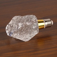 Ampoule LED Globe E27 à Culot Vissé, Lumière Chaude, CRI Élevé 80-90, Économe en Énergie, Ampoule Décorative de Luxe en Cristal pour Usage Résidentiel