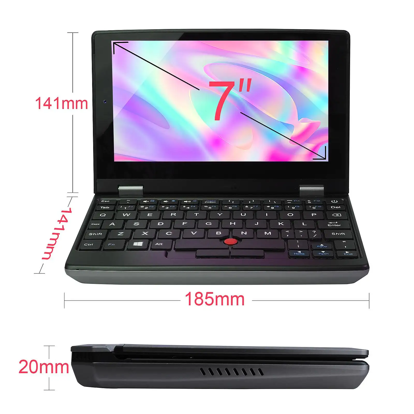 Wholesale Stylish Laptop All Metal 7 Inch Touch Screen High-Speed Cpu J4125 12G Ram 512Gb Ssd High Performance Notebook Computer