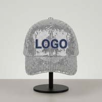 Casquettes de sport personnalisées en sequins, 5 panneaux, respirantes, pour activités de plein air, casquette de baseball Houston, casquette trucker pour adulte