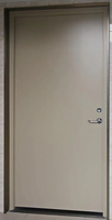 Porte double en acier ignifugée 2 heures, certifiée CE, pour entrée commerciale