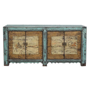 Mueble de almacenamiento de madera para sala de estar con estantes y cajones, diseño moderno de muebles para el hogar. - Product Image 6