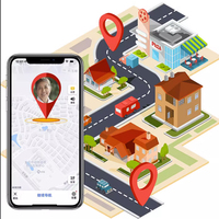 Micro Enfants Gps Tracker Collier Personnes Âgées Alarme Personnelle Avec Gps Logger Bracelet Mini Pendentif Gps Dispositifs De Suivi Personnels